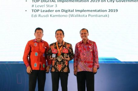 Pontianak Raih 2 Penghargaan Top Digital Award 2019