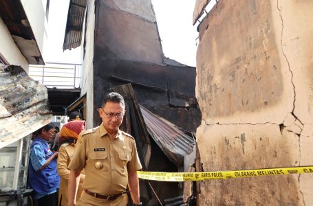 Wali Kota Tinjau Lokasi Paska Kebakaran di Gang Sampit