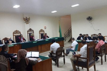 Pengadilan Tipikor Pontianak Hadirkan Empat Terdakwa Dalam Sidang Dugaan Korupsi PT. Jasindo